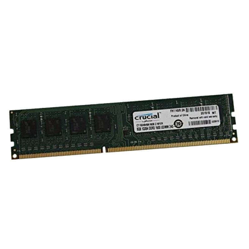 Memoria RAM Crucial 8GB CT102464BA160B.C16FND DDR3 1600MHz CL11