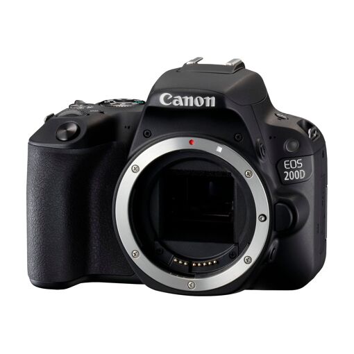 Canon EOS 200D Negro con objetivo EF-S 18-55mm f/4-5.6 IS STM