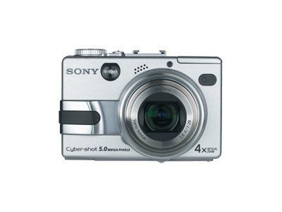 Sony CompactV1 Digital Camera - 5.0MP - 4x Optical Zoom - Carl Zeiss Lens
