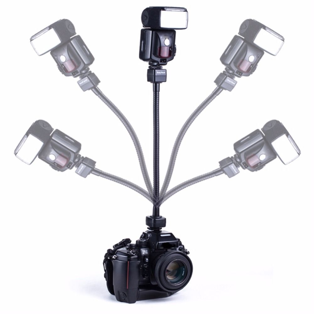 Support flexible Yoins pour flash hors caméra avec contrôle, trépied compatible Nikon