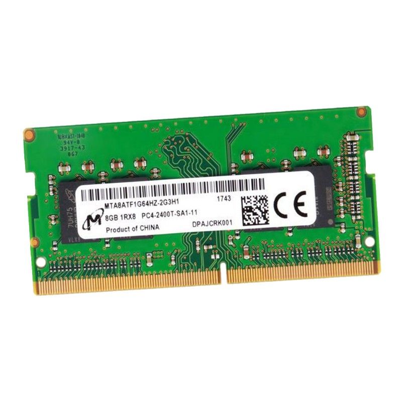 Micron 8GB DDR4 SODIMM RAM (MTA8ATF1G64HZ-2G3H1) - 2400MHz CL17