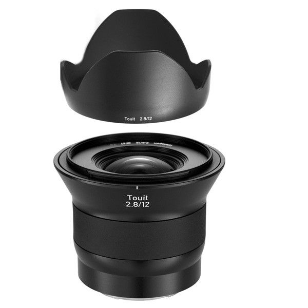 Zeiss Touit T* 2.8/12 mm Lens for Sony NEX + Sunshade