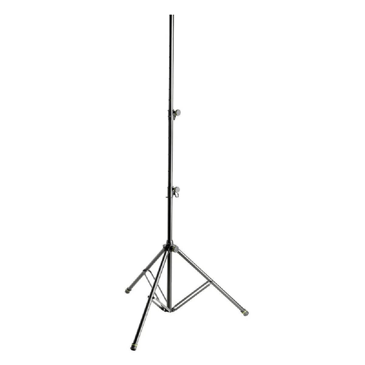Gravity SP 5522 B - Black - Speaker and Lighting Stand - Robust Tripod - Steel Tubes - Two Extensions