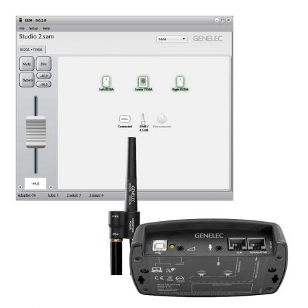 Genelec GLM 3.0 Speaker - Size: 8 inches, Color: Black, Capacity: 120 dB