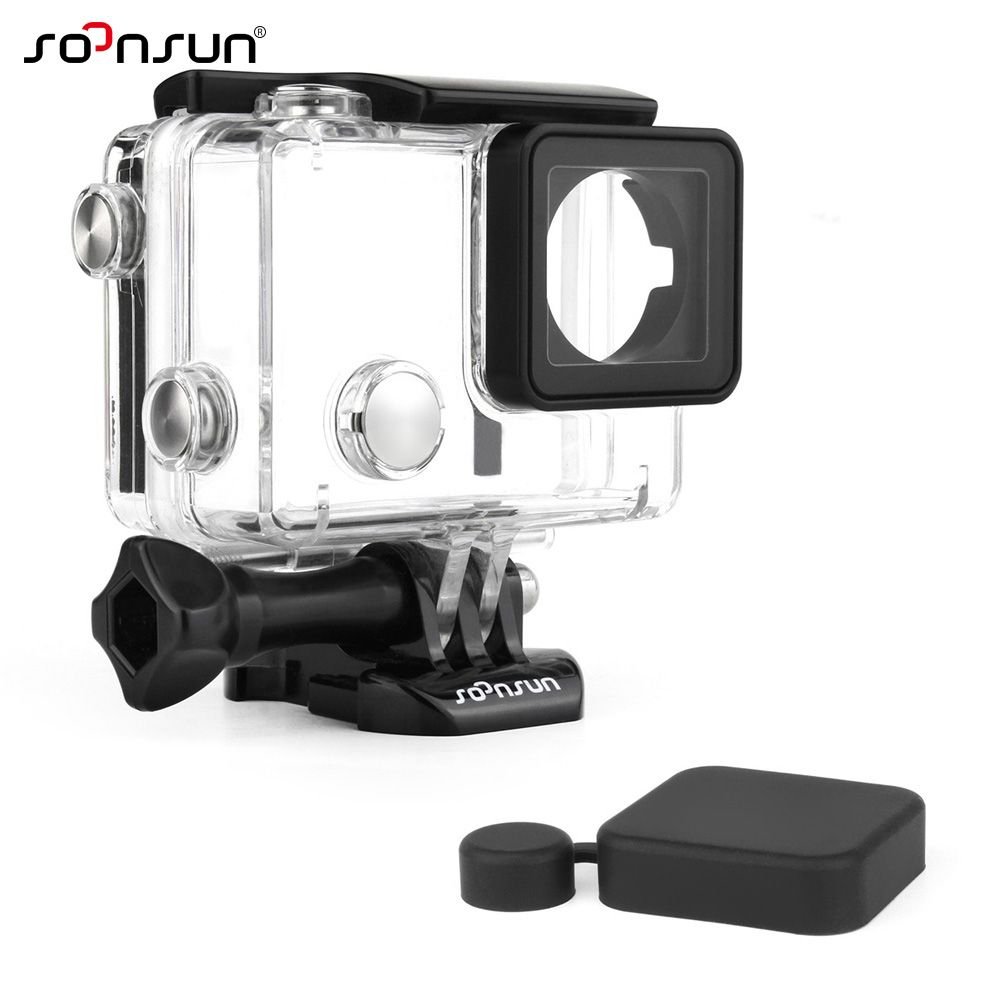 Yoins Waterproof Submarine Case with Standard BacPac Backdoor for GoPro Hero 4/3+ LCD Screen BacPac Battery
