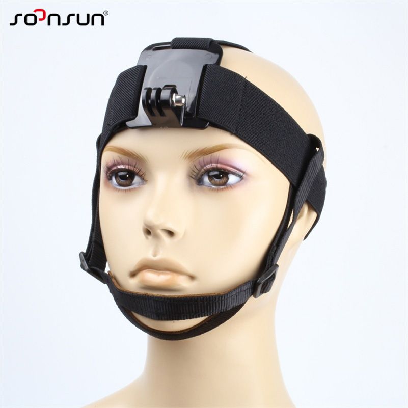 Yoins Head Mount Harness Belt with Chin Strap for GoPro HD Hero 4/3+ / 3/2 SJ4000 Xiaomi Yi Action Camera
