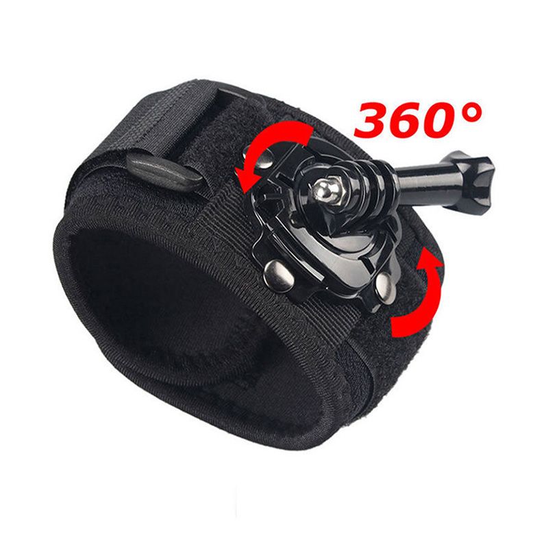 Yoins 360 Degree Bracelet and Strap for GoPro Hero 4/3, SJ4000/SJ5000, Xiaomi Yi Camera