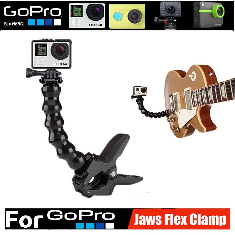 Yoins Flex Clamp Mount with 7-Joint Adjustable Collar for GoPro Hero (1/2/3/3+ / 4) & Xiaomi Yi (sj4000/5000/6000)