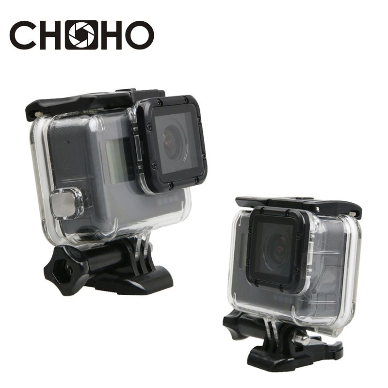 Étui étanche Yoins pour GoPro 5 + Ensemble de montage (profondeur 45m, Hero 5 Black)
