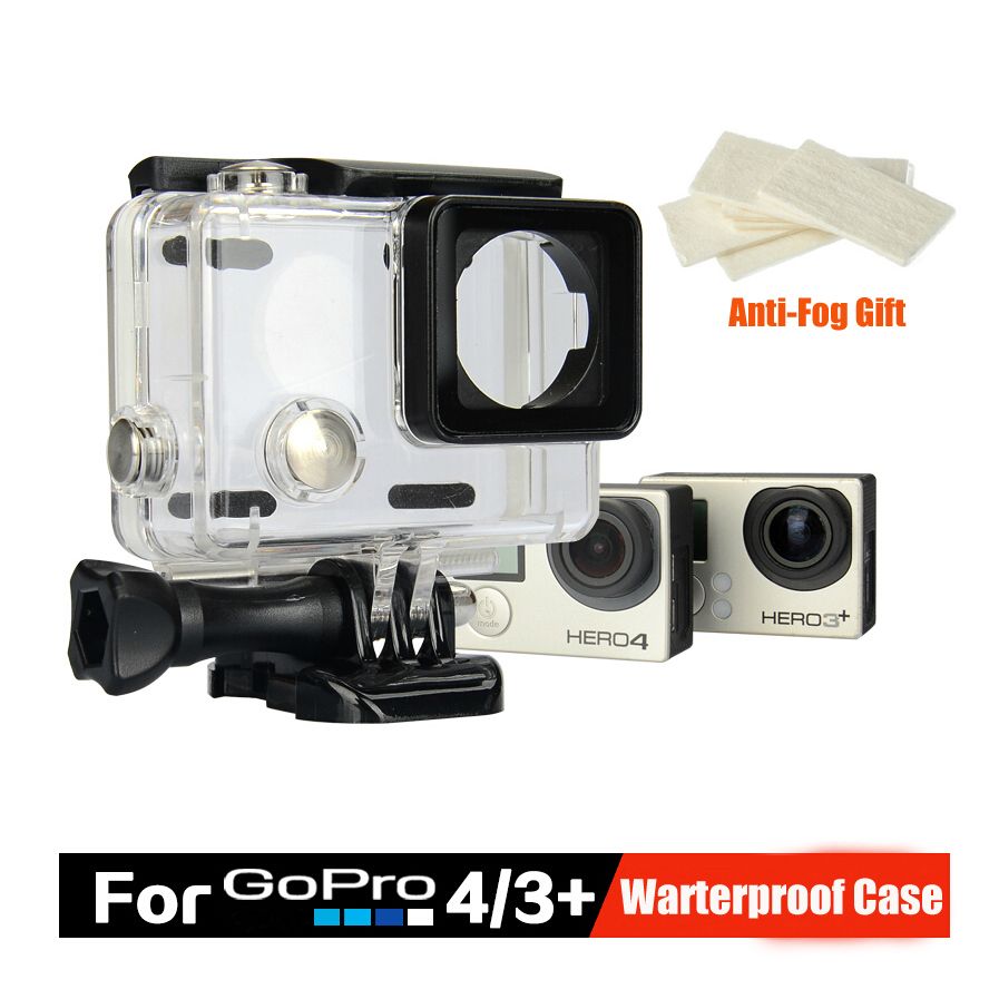 Yoins Waterproof Case with Anti-Fog for GoPro Hero 3+ / 4 Action Camera