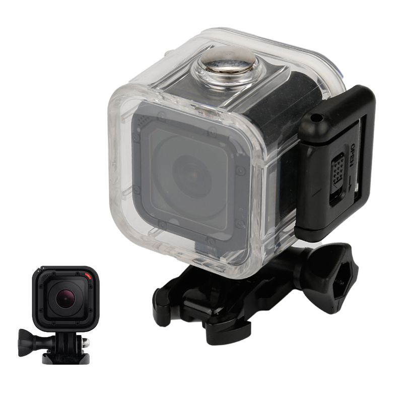 Yoins Waterproof Housing Case for GoPro Hero 4/5 Session (45M Depth, Lone Screw, Base Mount)