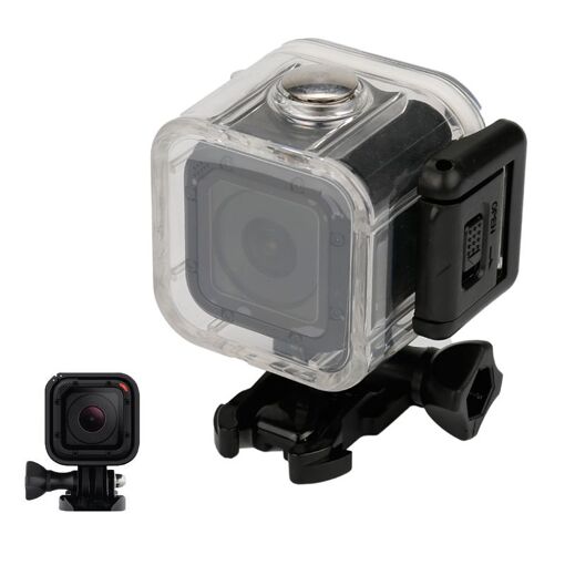 Yoins Waterproof Housing Case for GoPro Hero 4/5 Session (45M Depth, Lone Screw, Base Mount)