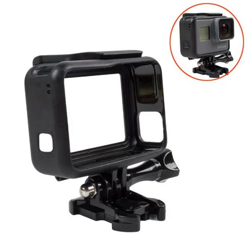 Étui de protection Yoins pour GoPro 5 - Boîtier ouvert + Vis unique + Support de base pour Go Pro Hero 5 Black