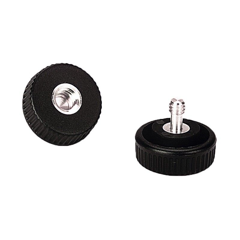 Vis fileté Kaiser 30 mm - vis 1/4 x filetage 3/8, lot de 2 pièces