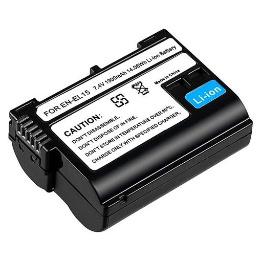 Batería de reemplazo Li-ion Insten® de 7,4 V para Nikon EN-EL15 (D7000, D800, D800E)