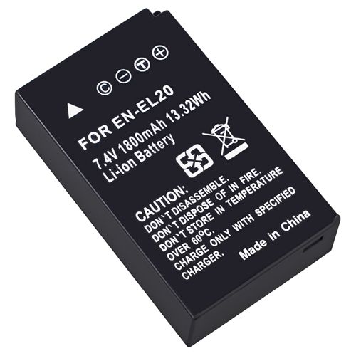 Insten® 1800mAh 7.4V Lithium-ion Rechargeable Battery for Nikon EN-EL20