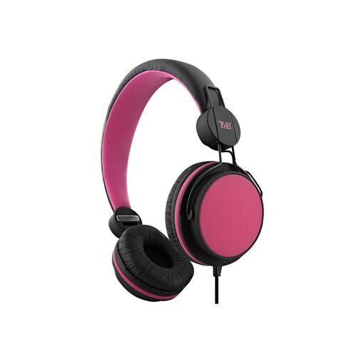 TNB BE COLOR - Auriculares con cable - Circunaurales - Negro, Rosa