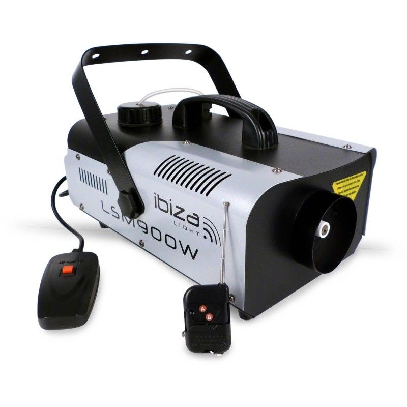 Máquina de humo Ibiza con control remoto inalámbrico de 800W