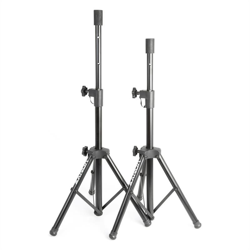 Vonyx PA Tripod Speaker Stands - Black
