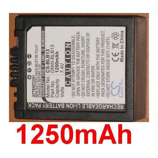 Panasonic Rechargeable Lithium-Ion Battery DMW-BLB13E for Lumix Cameras