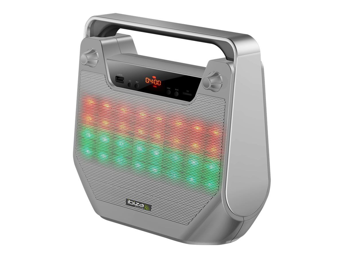 LOTRONIC Ibiza Sound FREESOUND40-SI Bluetooth Wireless Speaker - Silver