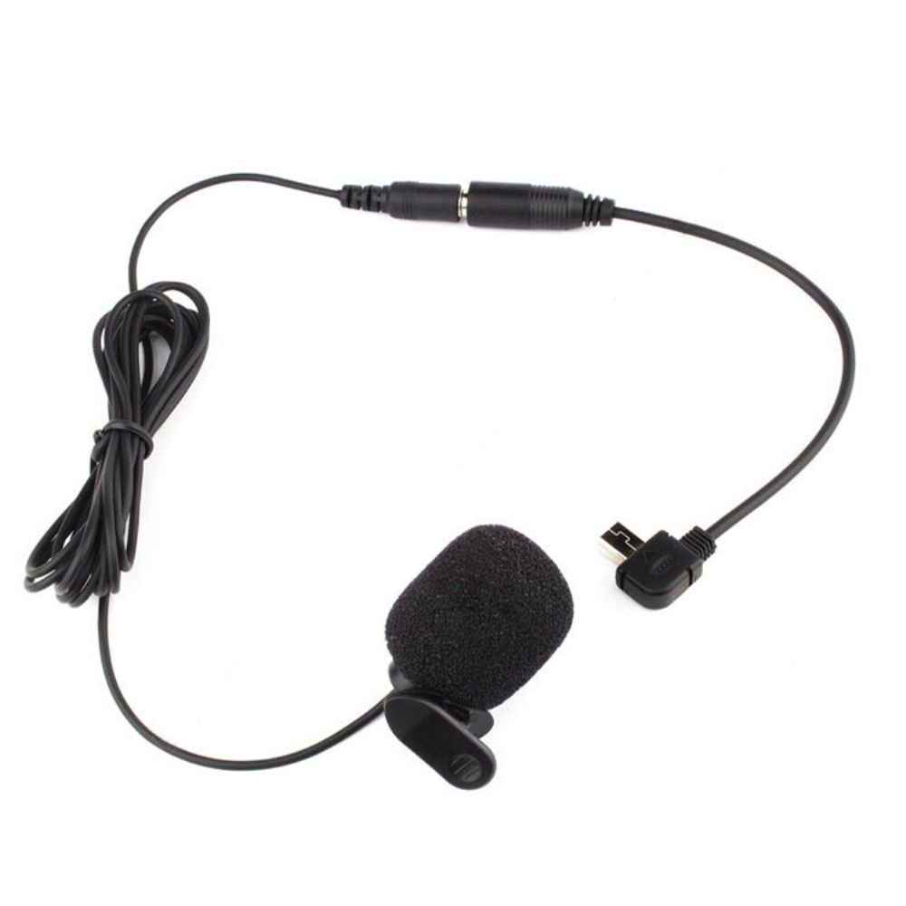 GoPro Mini USB Microphone with Clip and Adapter