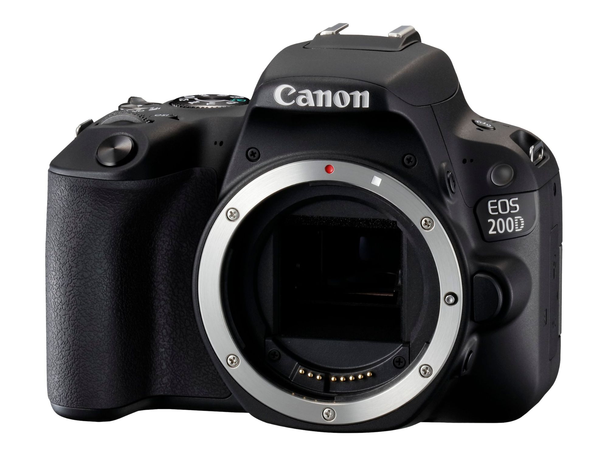 Canon EOS 200D Digital Camera - Mirrorless - 24.2 MP - APS-C - 1080p/60fps - 3x Optical Zoom EF-S 18-55mm DC III Lens - Wi-Fi, Bluetooth, NFC - Black