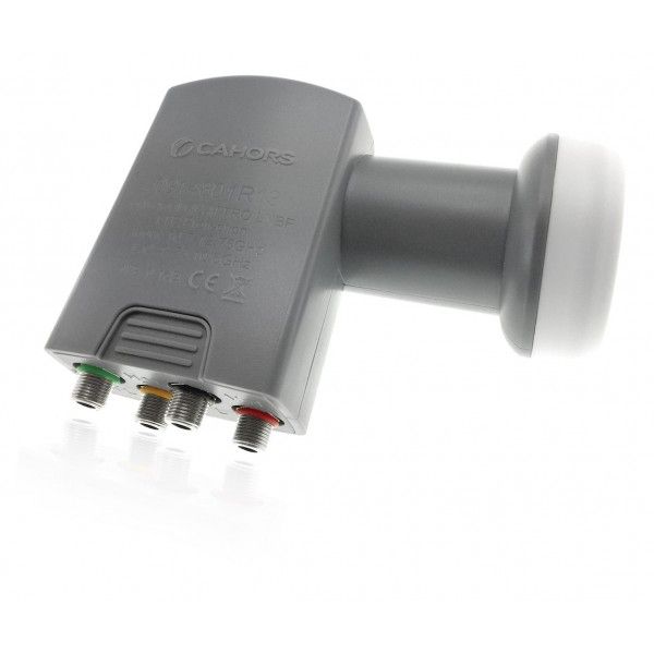 CAHORS LNB Quattro 0.1dB Gain 57-61dB 4K HD 3D Compatible LTE