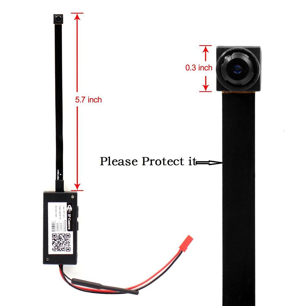 DOTOPON Wireless Mini Spy Camera - HD 720P P2P IP Camera with Motion Detection