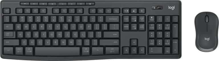 Logitech MK370 Business Combo - Wireless Keyboard and Mouse Set with Bluetooth LE, QWERTY Layout, Italian, Graphite