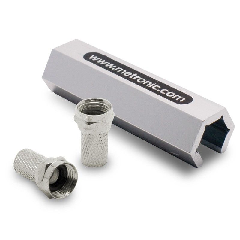 Metronic F-Type Plug Wrench Set (2+1)
