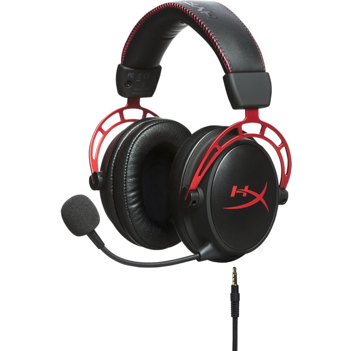 HyperX Cloud Alpha - Auricular para juegos - Circumoral - Con cable - Conector 3,5 mm - Negro