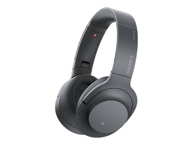 Sony h.ear on 2 Wireless Headphones WH-H900N - Over-Ear - Bluetooth - NFC* - Active Noise Cancellation - Mid Grey Black