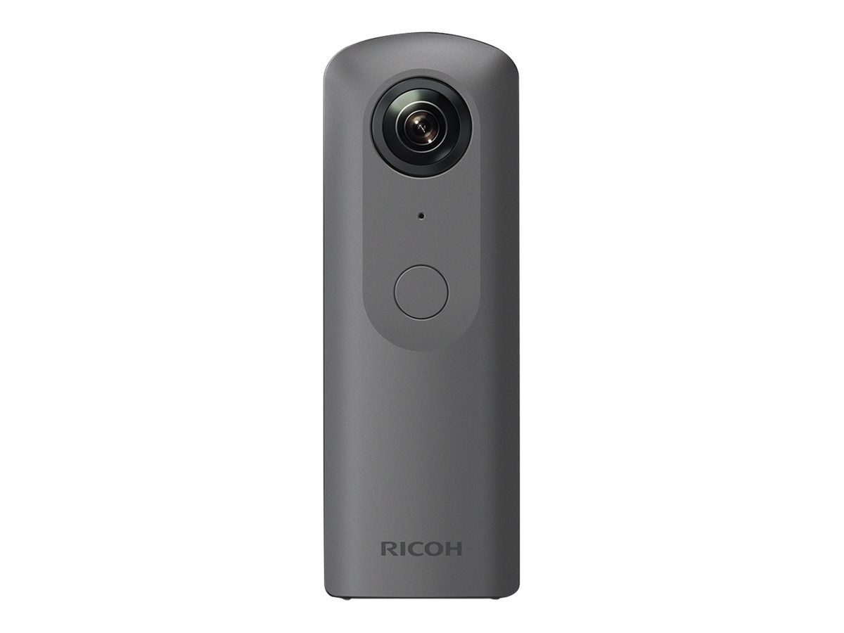 Cámara 360° Ricoh THETA V - 4K/30 fps - 14 MP - 19 GB de flash - Memoria interna - WiFi, Bluetooth - Gris metálico