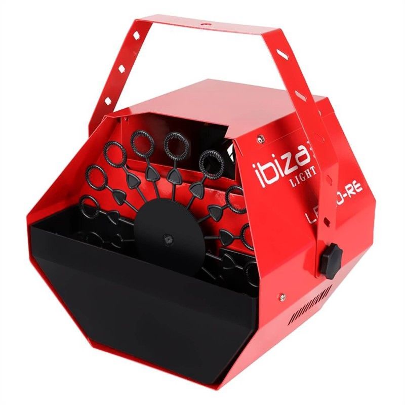 Ibiza Light 25W Bubble Machine - Red