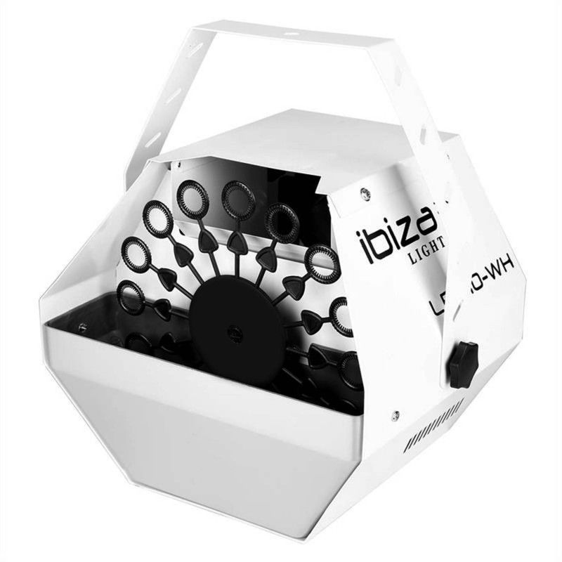 Ibiza Light 25W Bubble Machine - White LBM10-WH