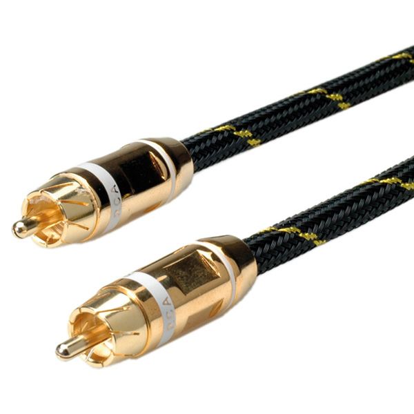 Roline Gold RCA Connection Cable, 5m