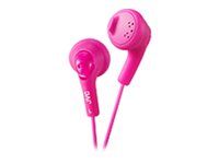 JVC HA-F160-P Gumy Headphones - 3.5mm Jack - Peach Pink