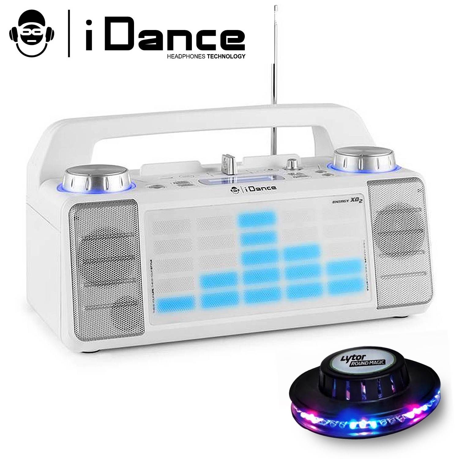 Idance XD2 50W LED Speaker with Bluetooth, AUX, FM, USB and Mixer