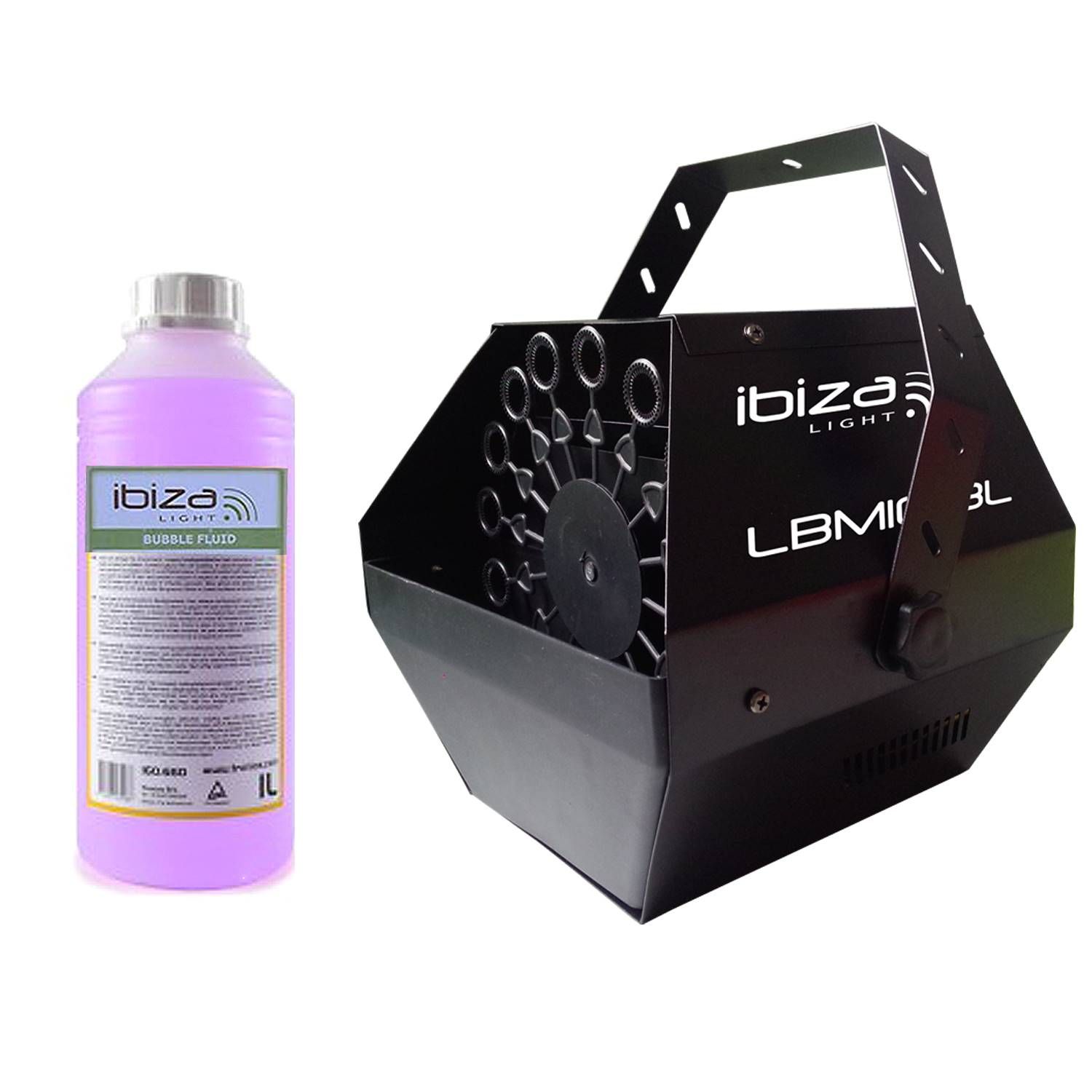 Ibiza Light LBM-10 Bubble Machine, High-Flow, Black