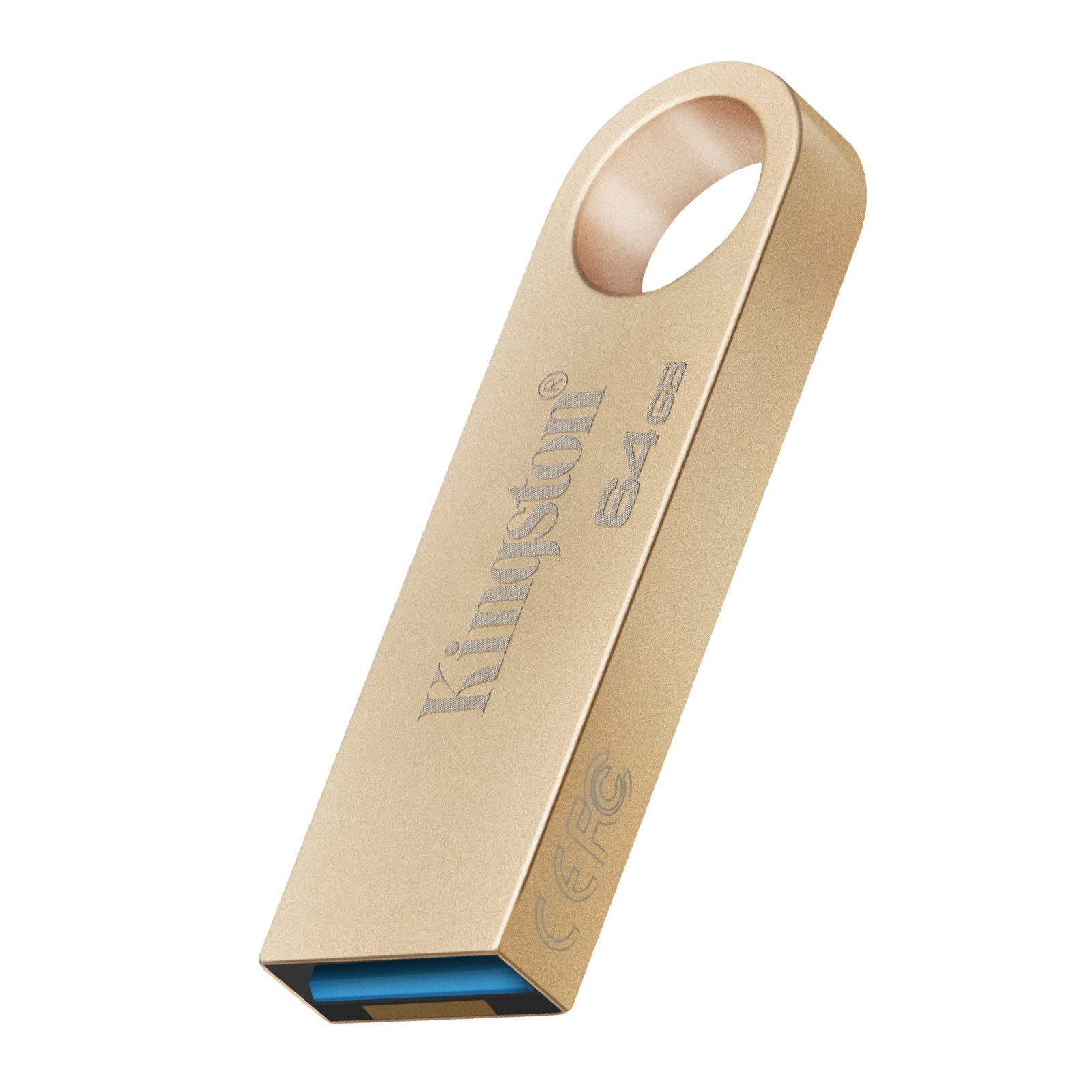 Unidad flash USB Kingston DataTraveler de 64 GB, 3.2, Oro