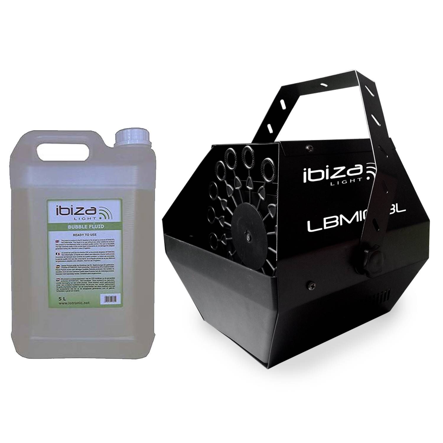Ibiza Light LBM-10 Bubble Machine - High-Flow, Metal Design