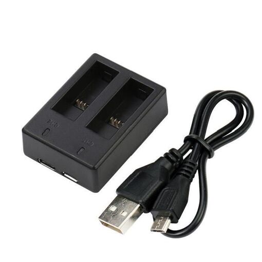 Wipearl GP409 Dual Battery Charger for GoPro Hero5