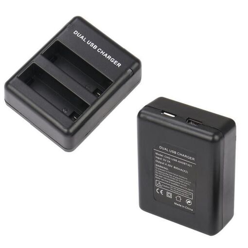Chargeur double pour batterie Wipearl GP430 pour GoPro HERO4 et 4+