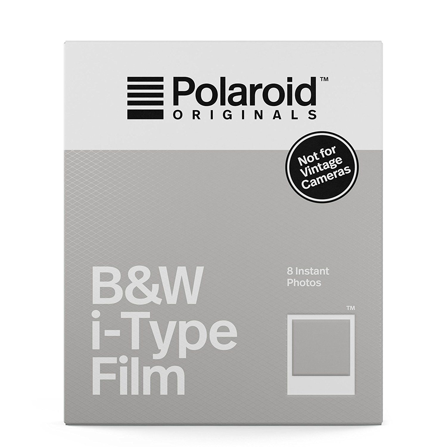 Polaroid Originals - 8 Black and White Instant Photos with White Frames