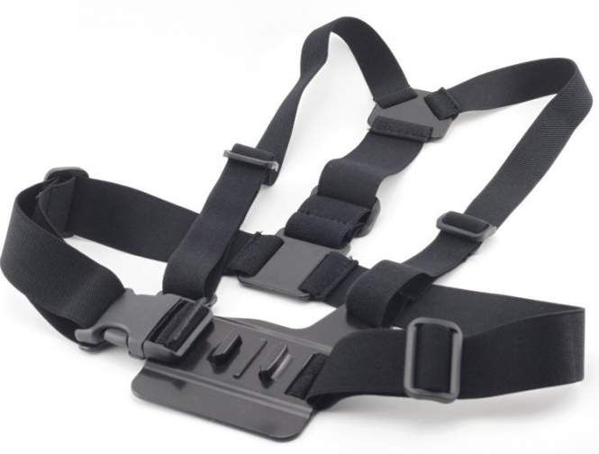 OVNI GoPro Fixation Harness (Size: Adjustable, Color: Black, Capacity: -)