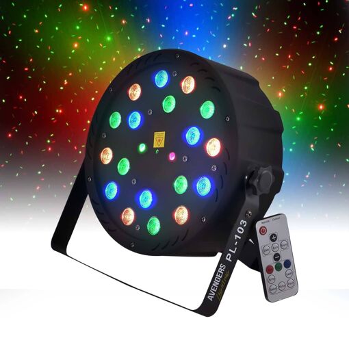 Avengers PL103 25W RGB LED Projector with Green and Red Beams 130mW