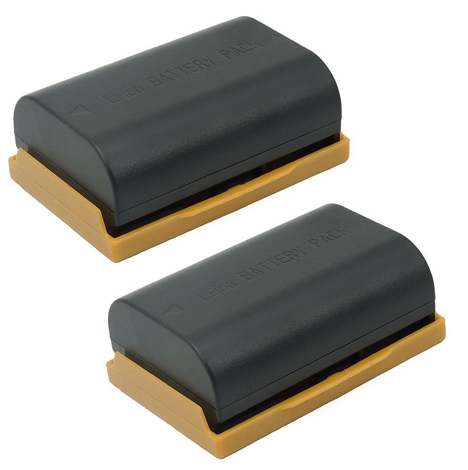QUMOX 2-Pack LP-E6 Rechargeable Batteries for Canon LP-E6N EOS 70D, 7D, 6D, 5D Mark II, III and Mark IV