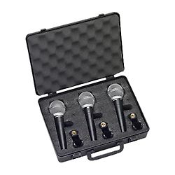 Samson R21 Cardioid Dynamic Microphone - 3-pack