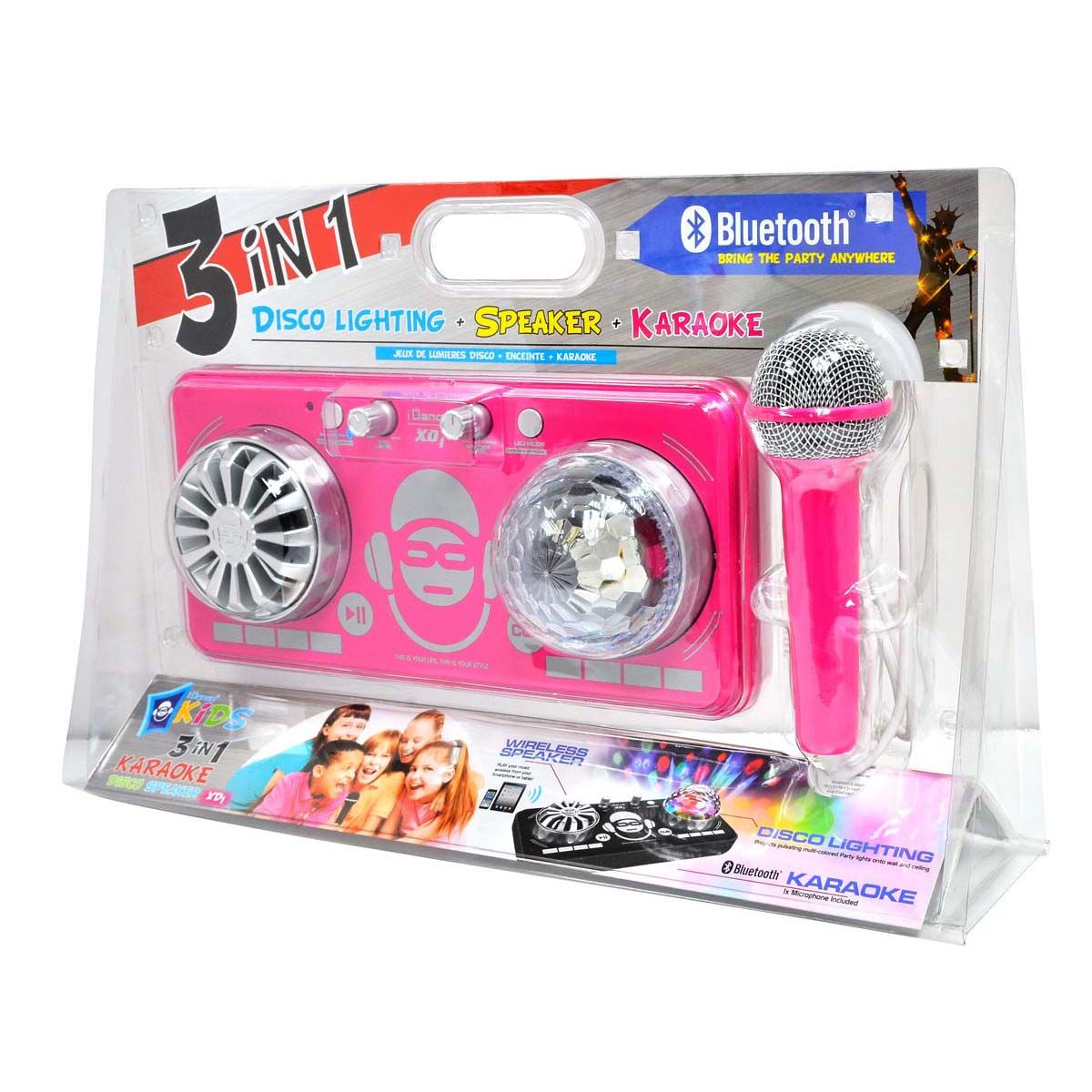 Boule lumineuse Bigben effet Disco - Enceinte Bluetooth 20W avec effets stroboscopiques